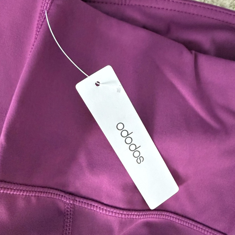 Purple High-Waisted Leggings - Picture 3 of 5